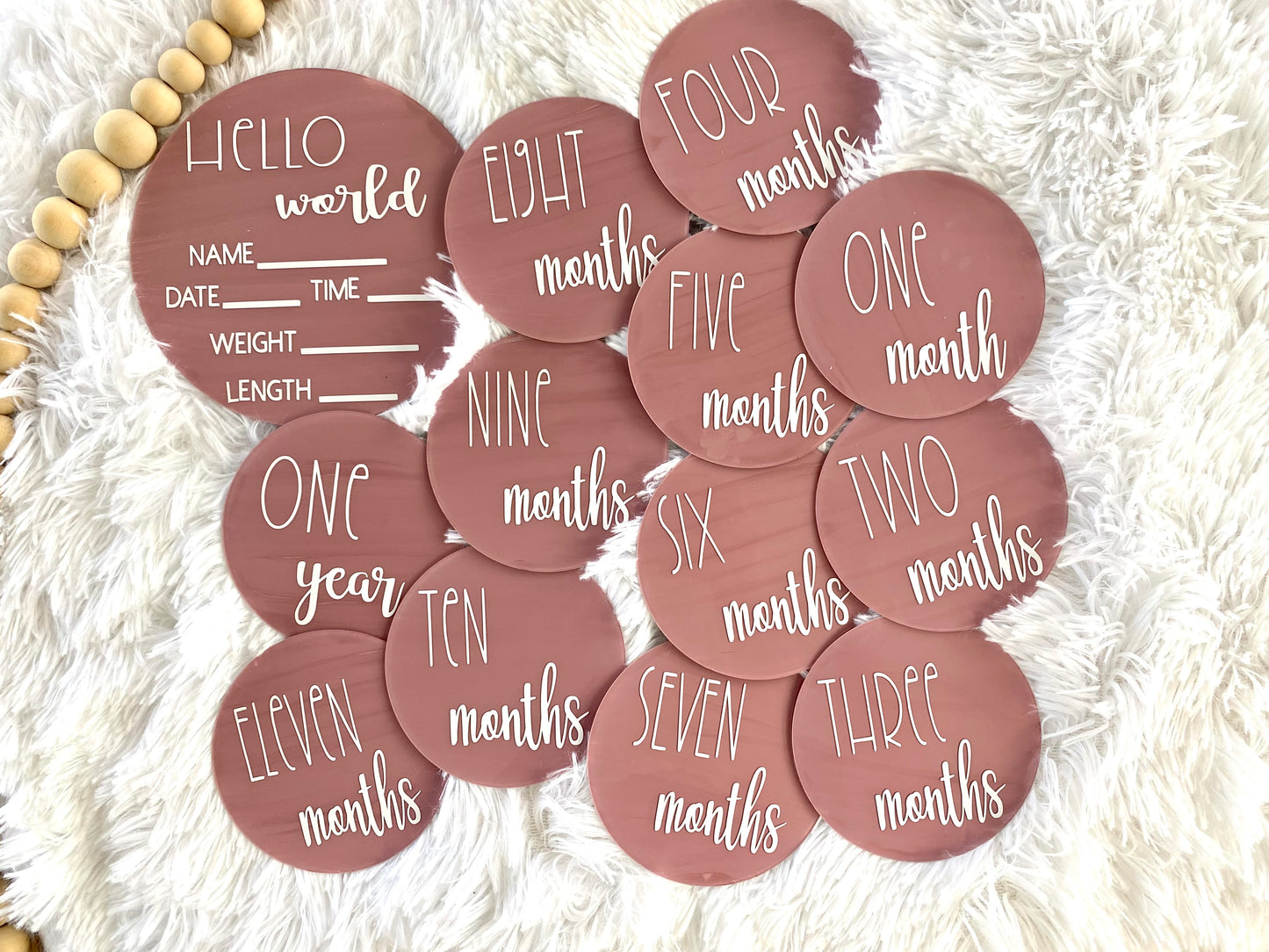 First Year Memories Baby Milestone Disc Set