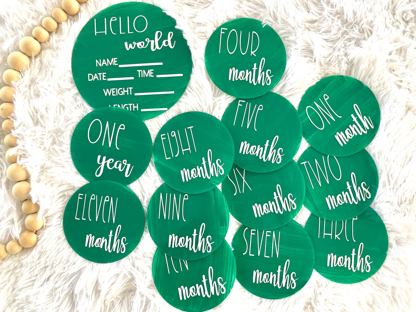 First Year Memories Baby Milestone Disc Set