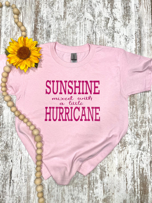 Sunshine mixed with a little hurricane toddler tee