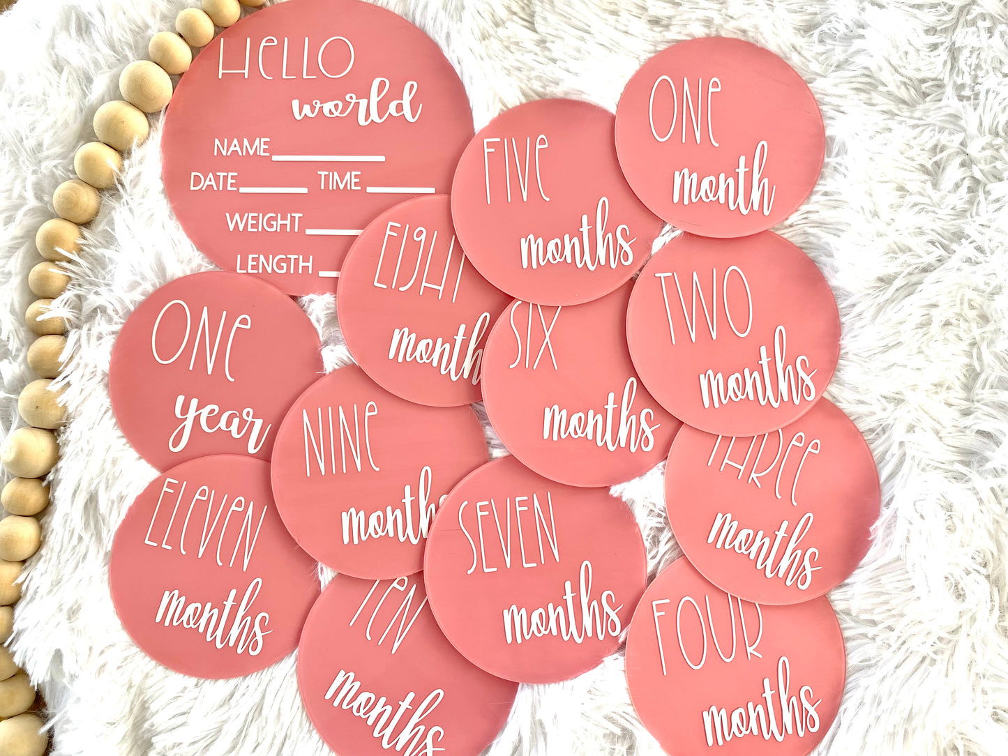 First Year Memories Baby Milestone Disc Set
