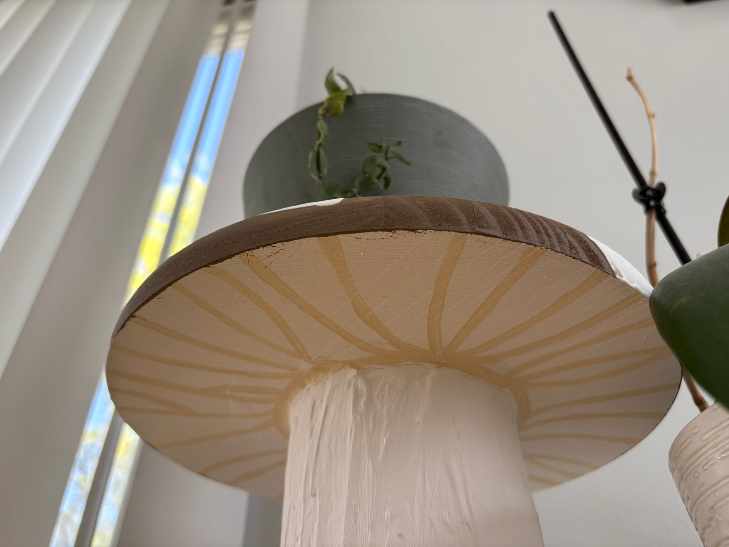 Handcrafted Boho Bloom Wooden Plant Stand